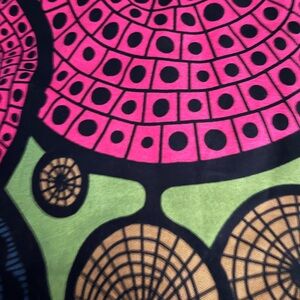 RARE IKEA FABRIC Colorful Geometric Pattern Fabric